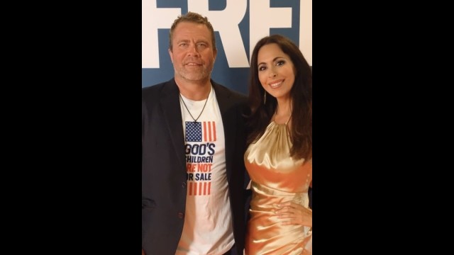 Joelle Maryn with Tim Ballard on BTV