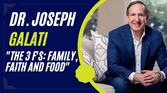 The 3 F&#039;s: Family, Faith and Food - Dr. Joseph Galati | Presented by CatholicSpeakers.com